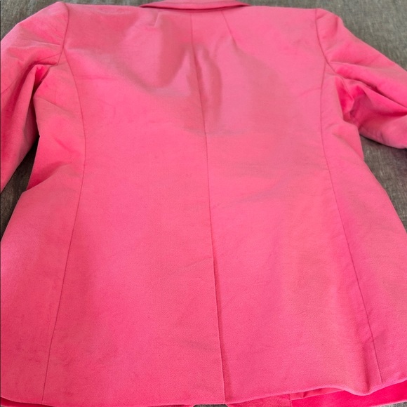 JCrew Velvet One-Button Blazer Brilliant Berry - Picture 6 of 6